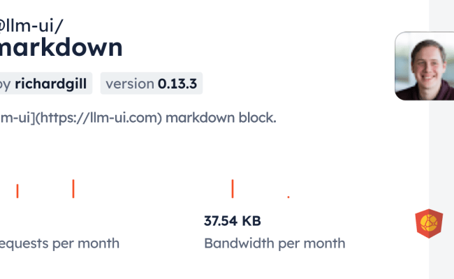 @llm-ui/markdown CDN By JsDelivr - A CDN For Npm And GitHub