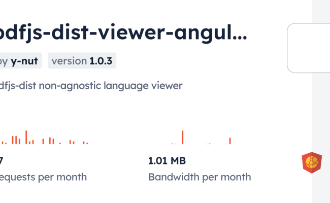 Pdfjs-dist-viewer-angular CDN By JsDelivr - A CDN For Npm And GitHub