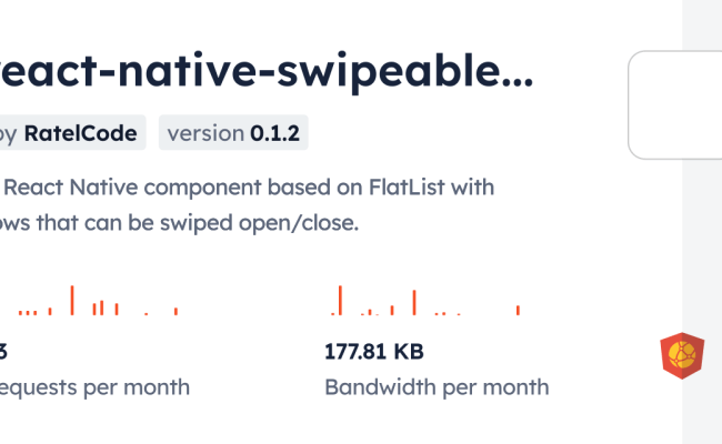React-native-swipeable-flat-list CDN By JsDelivr - A CDN For Npm And GitHub
