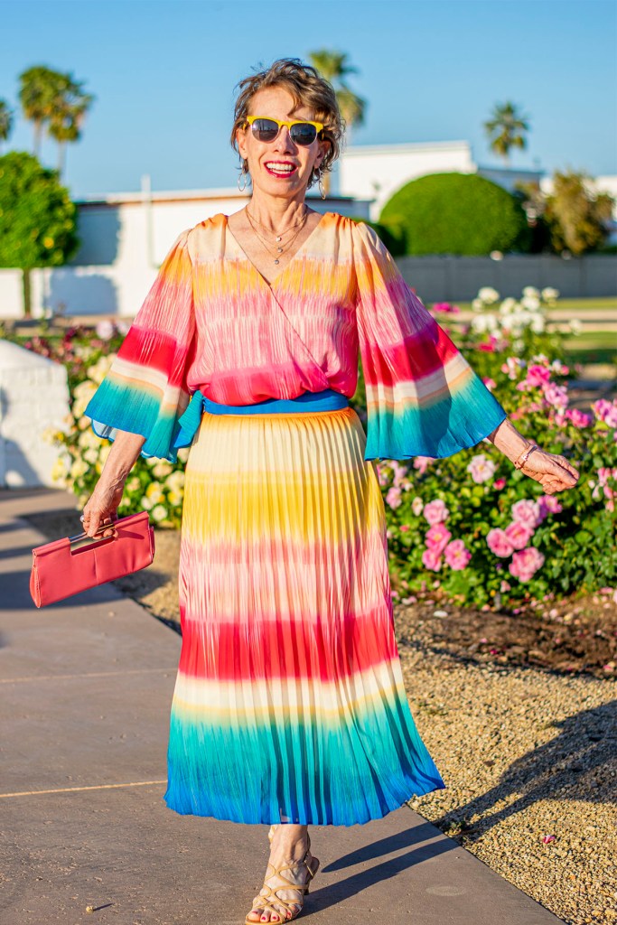 Pleated skirt and matching top