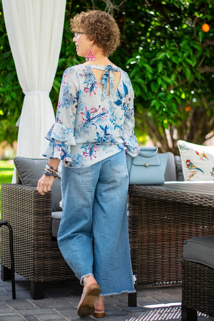 Fun with wide leg pants