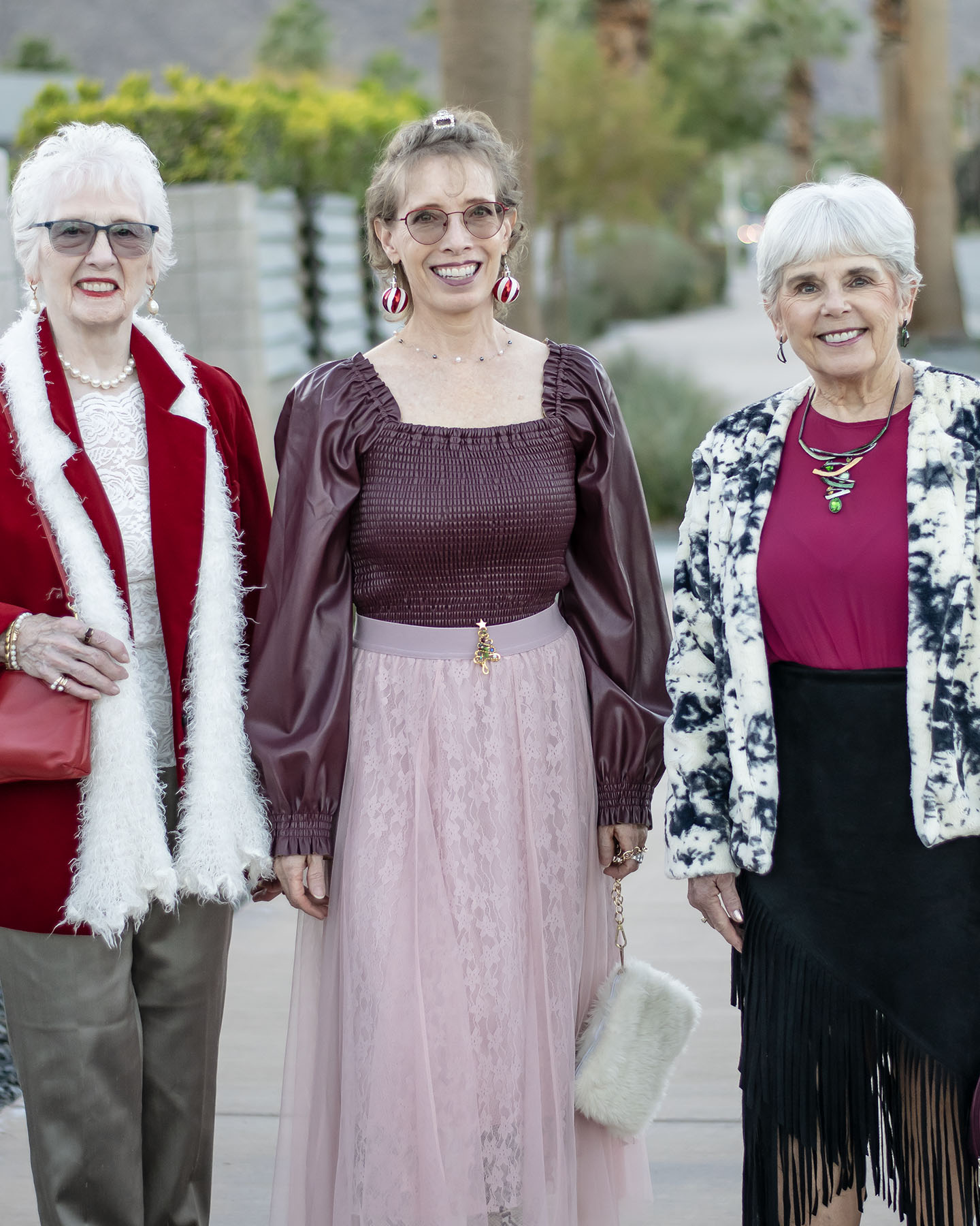 Ideas of ways to wear different fabrics together