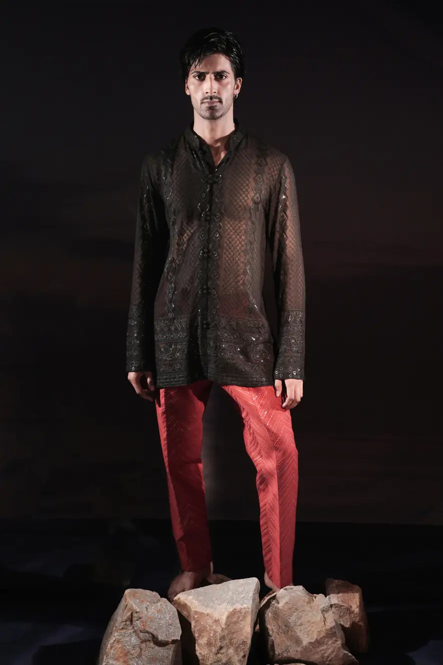 Sandhya - Chikankari Short Kurta