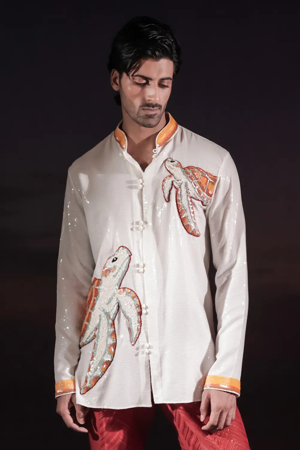 Kruma - White Short Kurta