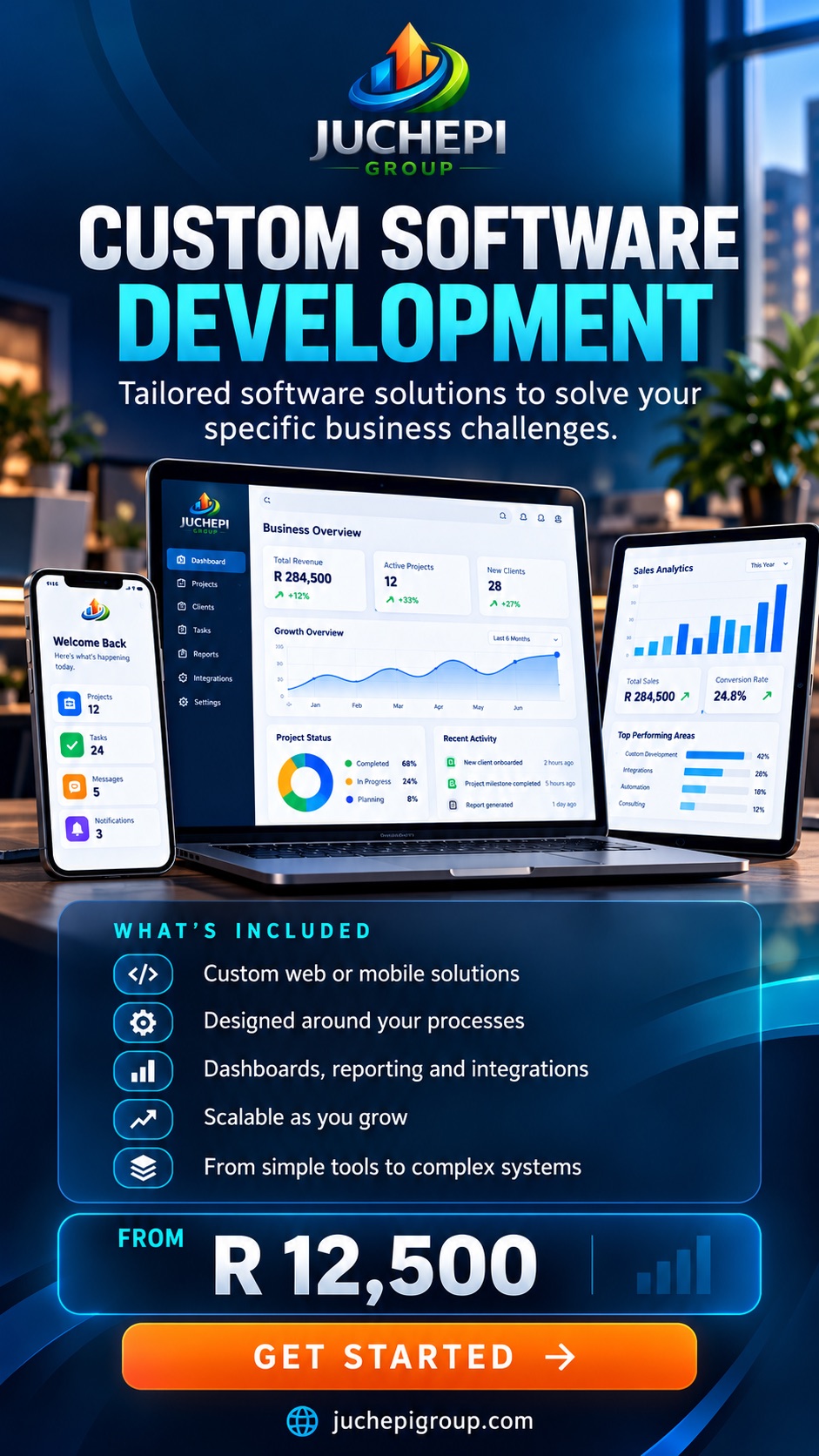 Juchepi Custom Software Development service