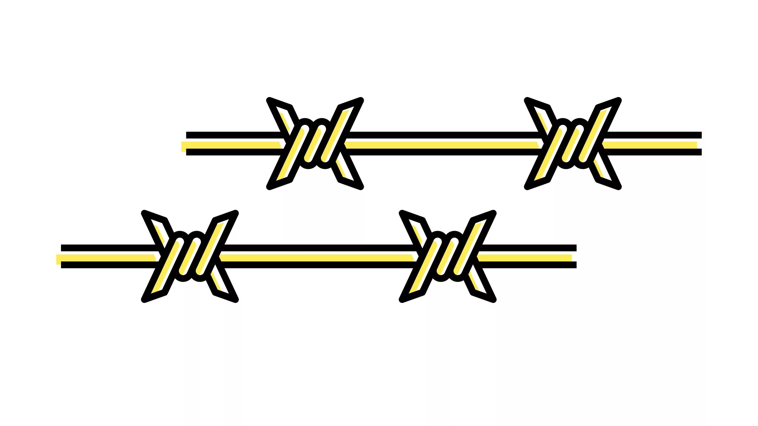 hostile design barbed wire