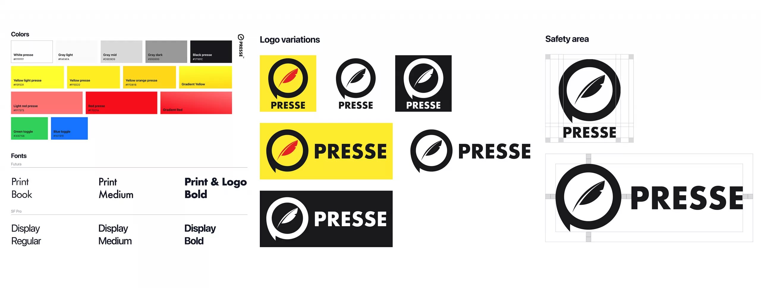 Marchands de presse logo charte graphique