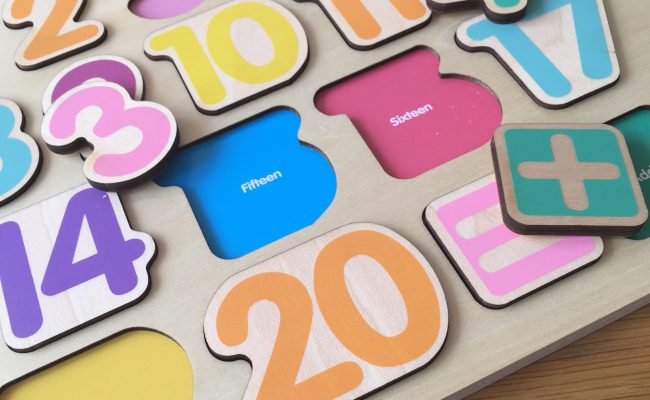 Wooden Number Puzzle | Jumini Wooden Toys UK