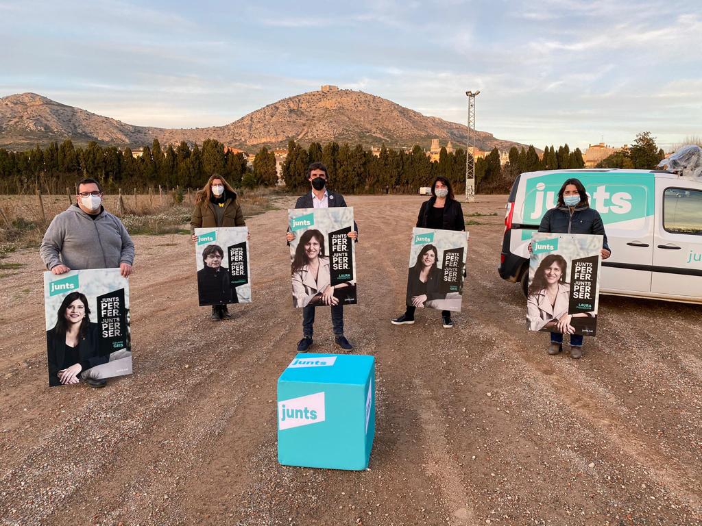 La campanya de Junts visita Torroella de Montgrí i l’Estartit