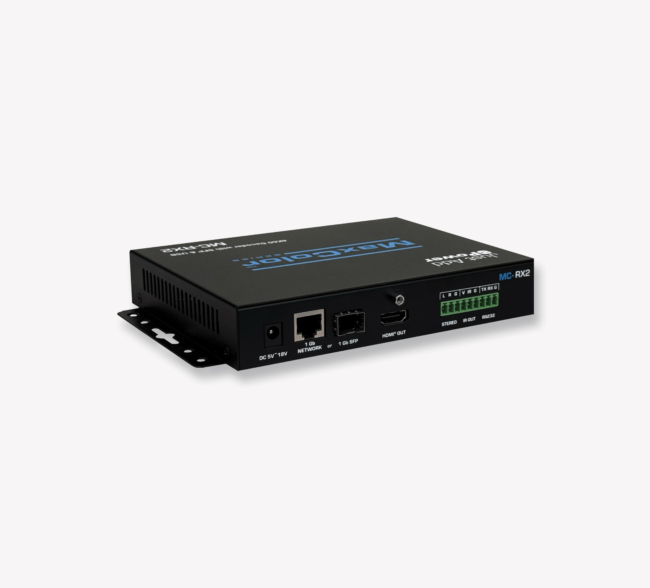 MC-RX2 MaxColor Series Decoder with SFP and USB-C