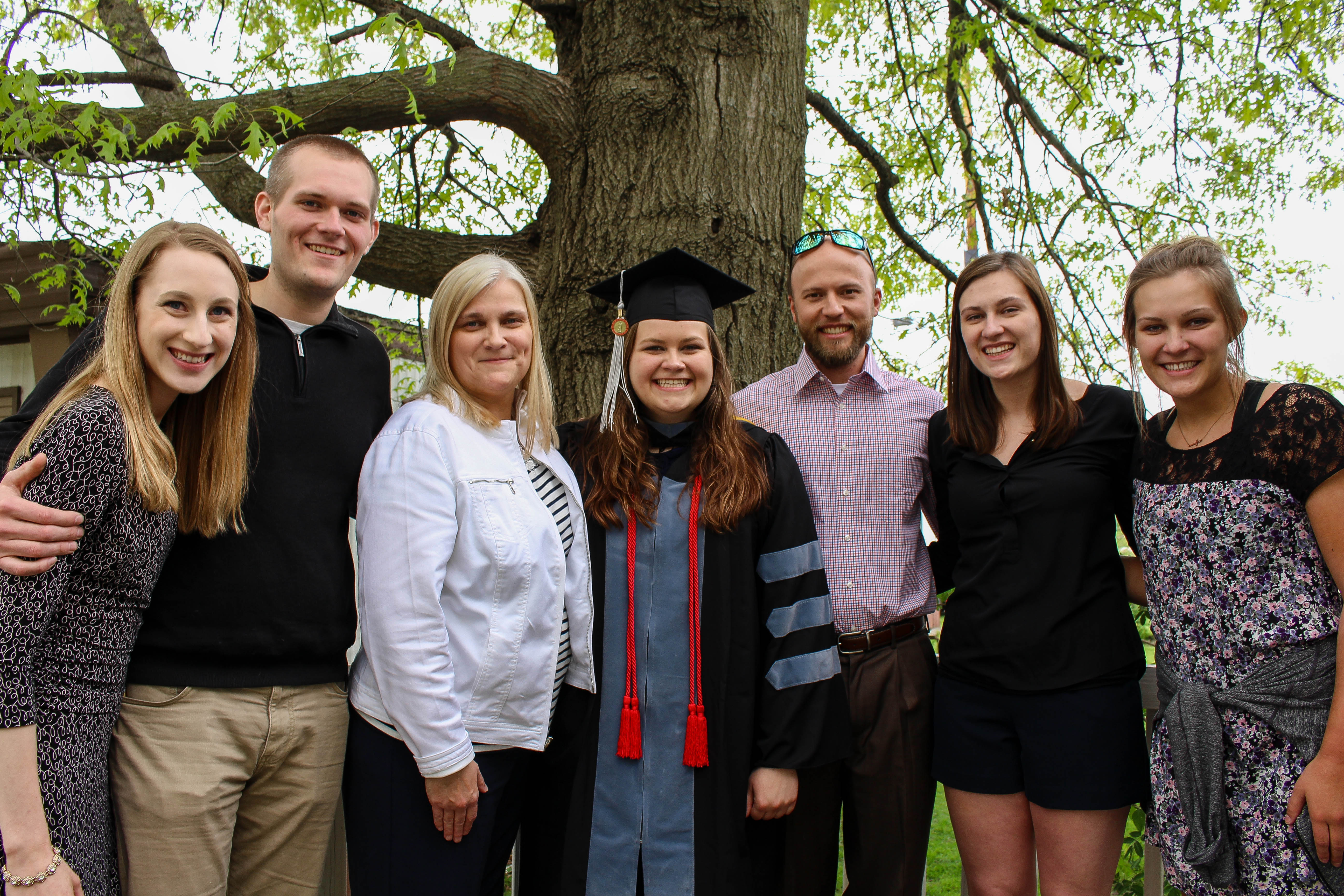 My sister-in-law’s veterinary school graduation!