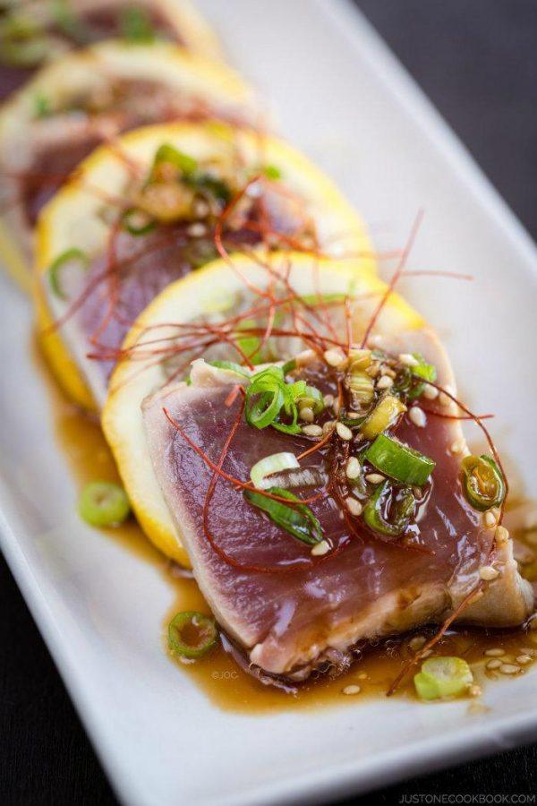 wallpapers Deep Fried Tuna Steak tuna tataki recipe ããã鮪ã®ããã