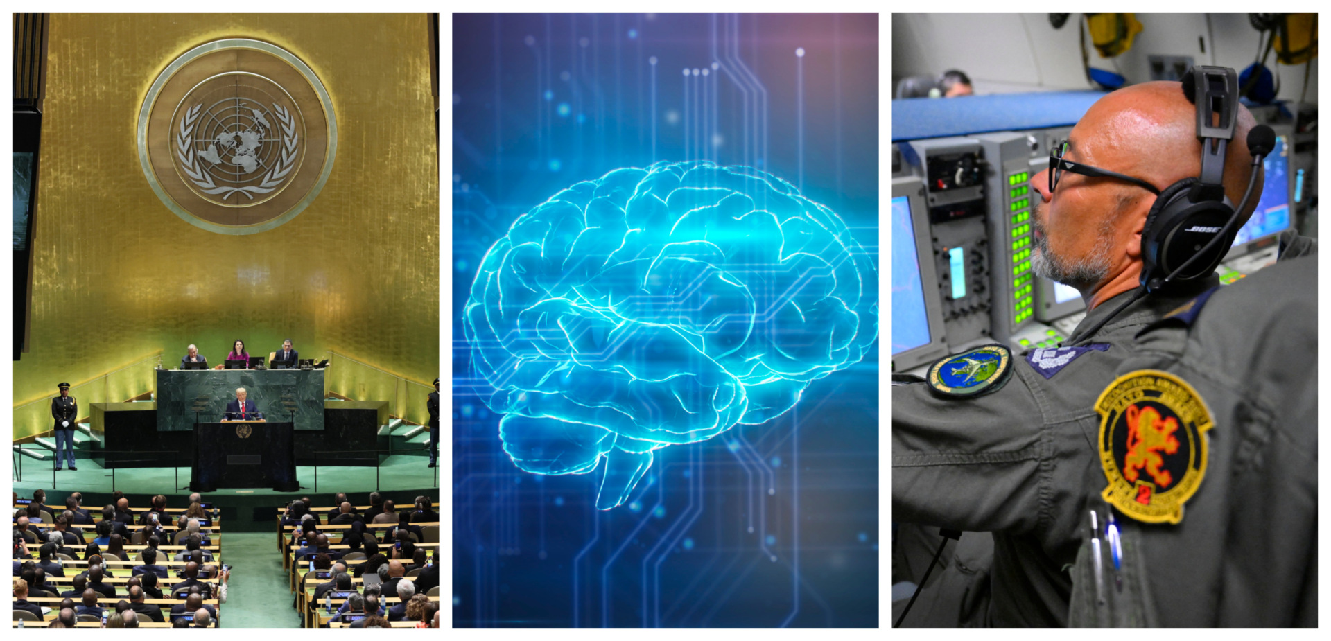 A collage of recent featured images from Just Security articles.