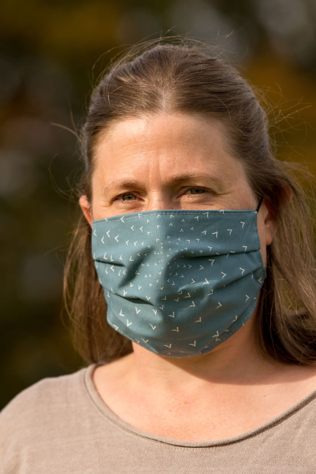 KahuBaby face mask in Jojo Coco Design Flocking Bird, double layer 100% cotton for coronavirus protection