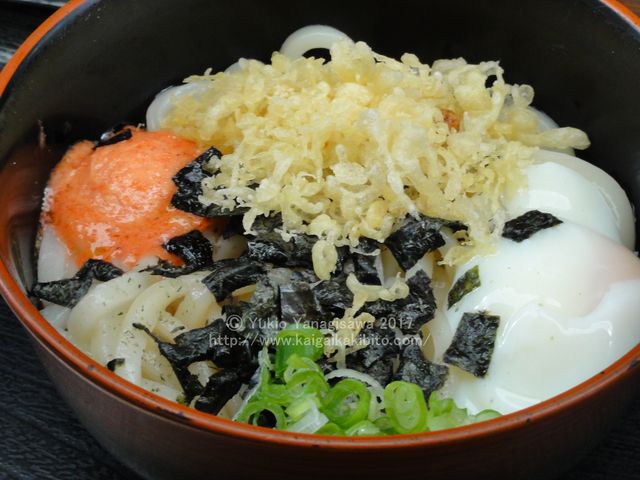 めんたいこぶっかけうどん