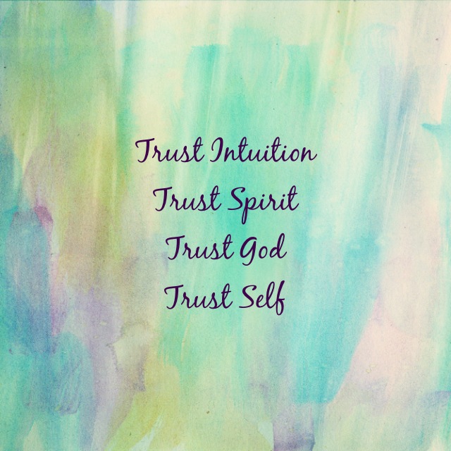 Trust intuition. Trust intuition