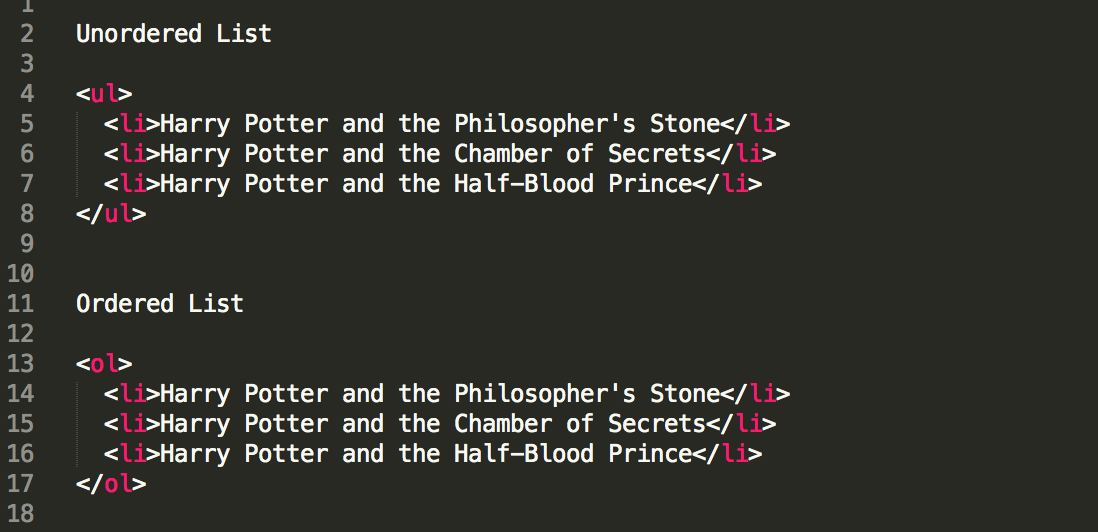 Example HTML Code for Tables | Kanuka Digital