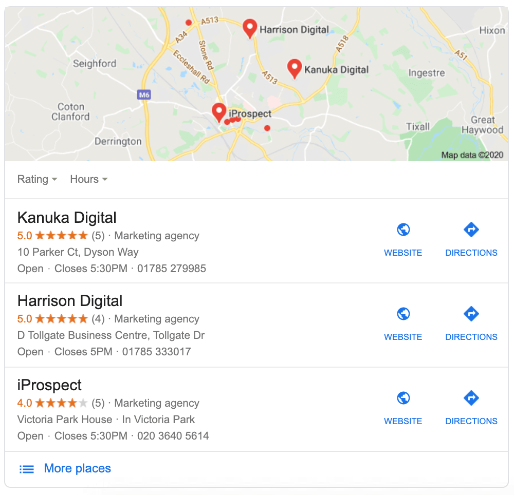 Google my business | Local pack