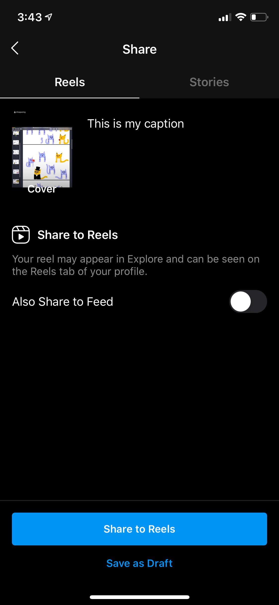 A new option that would allow instagram reels to appear in facebook news feeds has been spotted. How to Share TikTok Videos to Instagram Reels, Triller