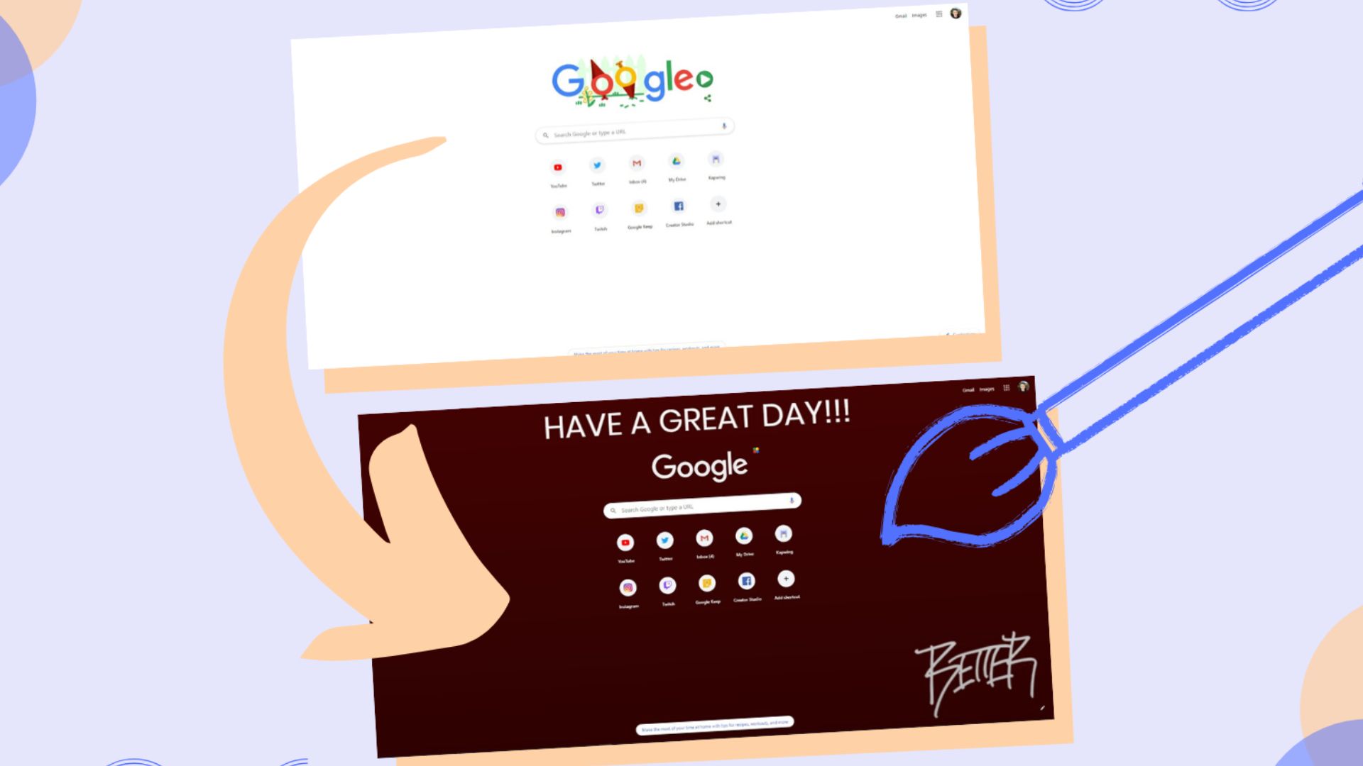 It's easier than you think! How To Customize Your Homepage Background In Google Chrome