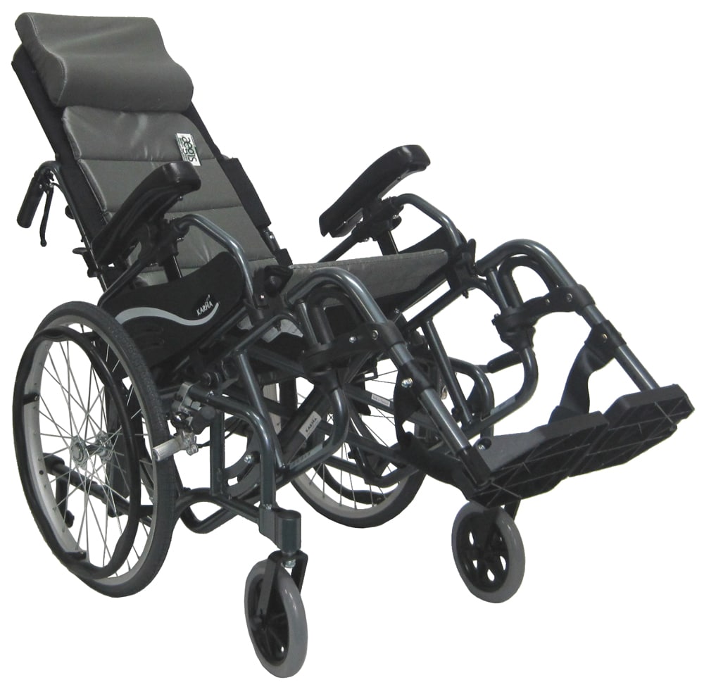 VIP-515 Tilt-in-Space Wheelchair - 38 lbs Lightest Foldable Tilt Chair