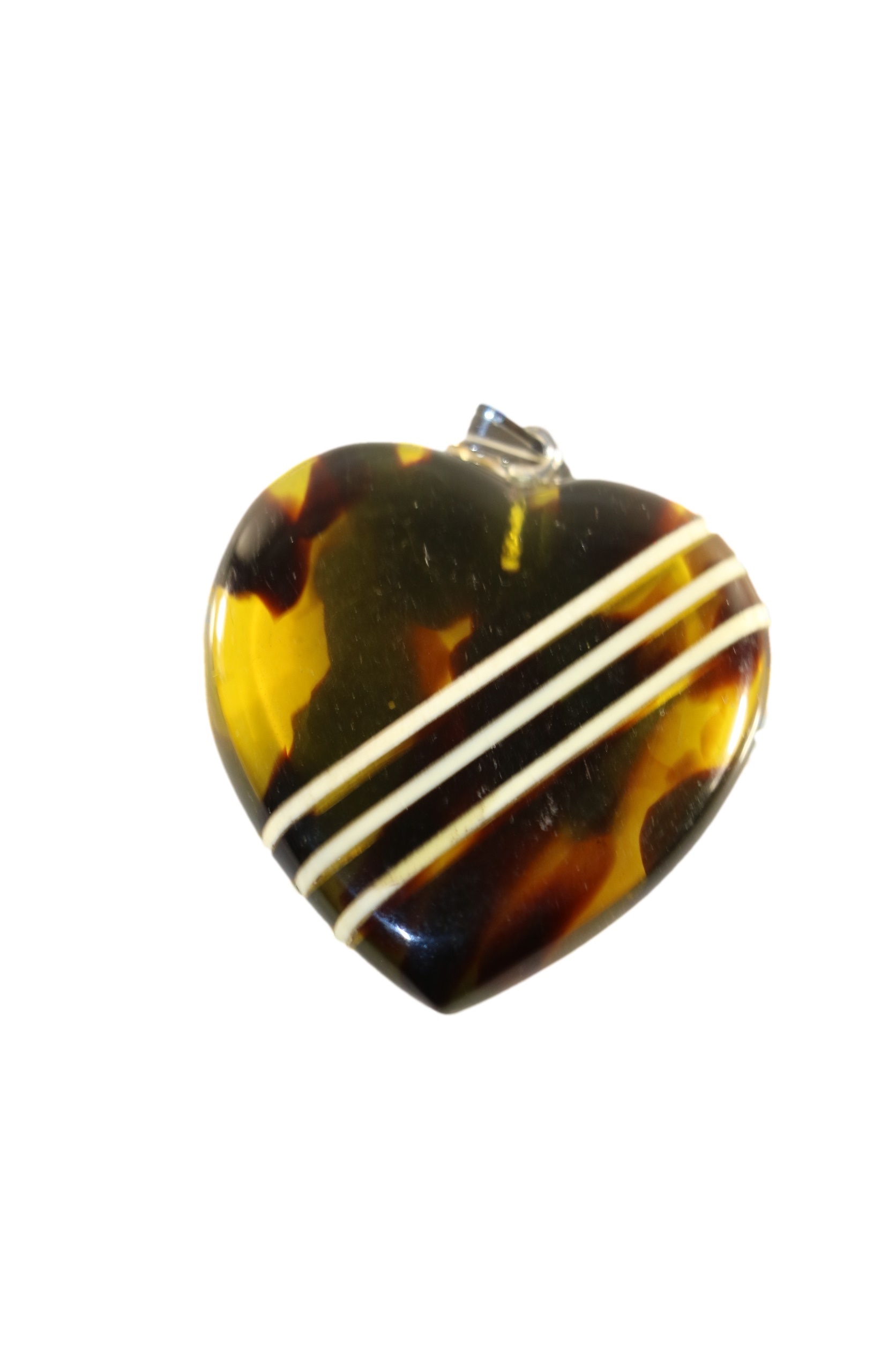 Toirtoise Shell Cross Pendant