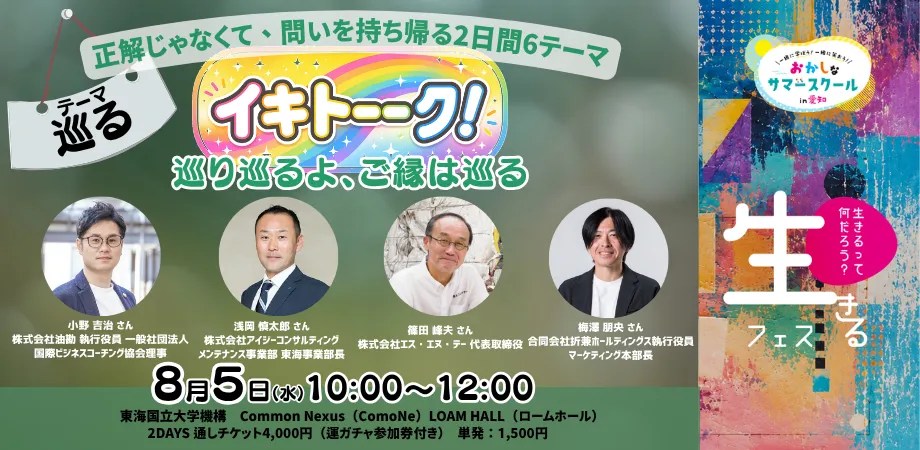 イキトーーク！【巡る】　〜巡り巡るよ、ご縁は巡る〜