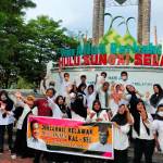 Relawan Sobat Anies Hulu Sungai Selatan Deklarasi di Bundaran Ketupat Hamalau