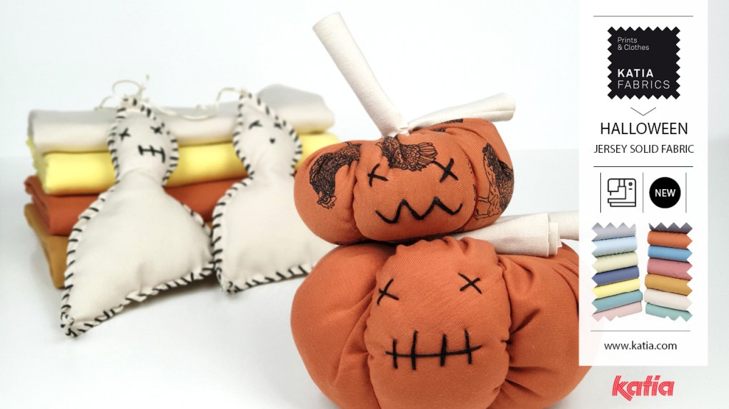 Tutorial Halloween Kürbisse und Geister aus Stoff