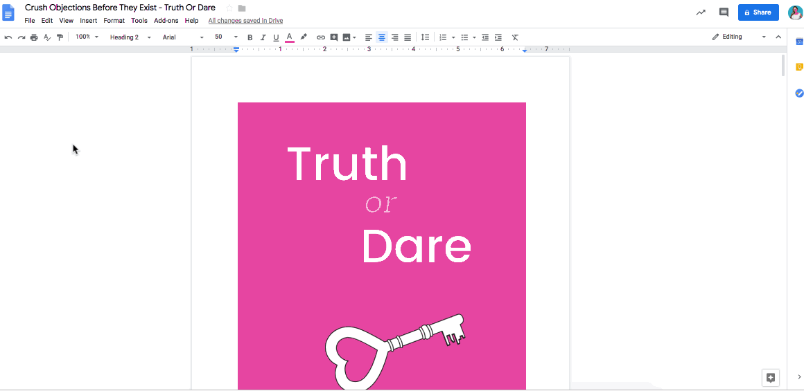 Crush Objections Thank You Page Katie Momo