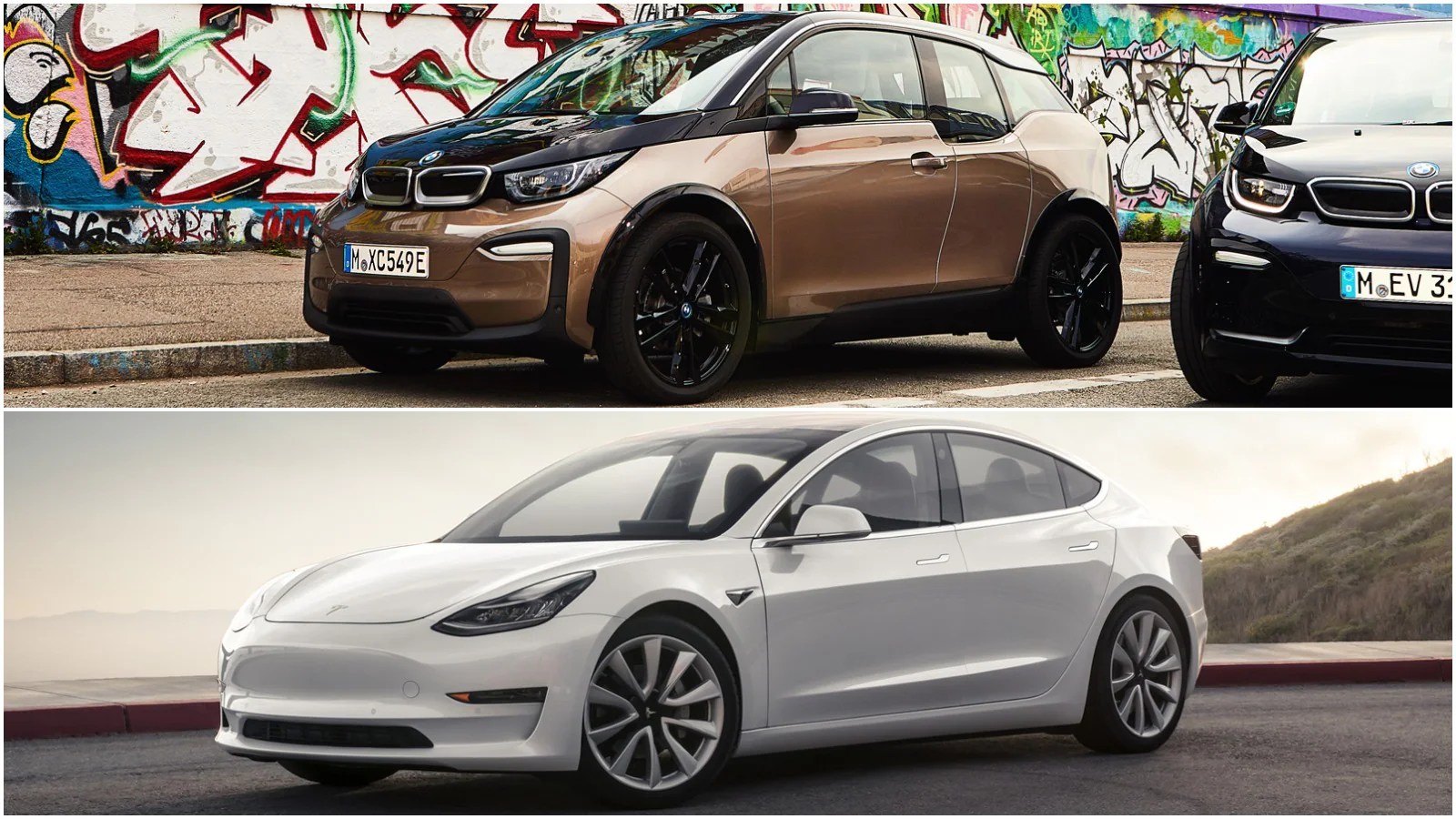 Bmw i3 vs. tesla model 3 comparison