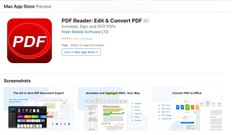 PDF Reader Mac