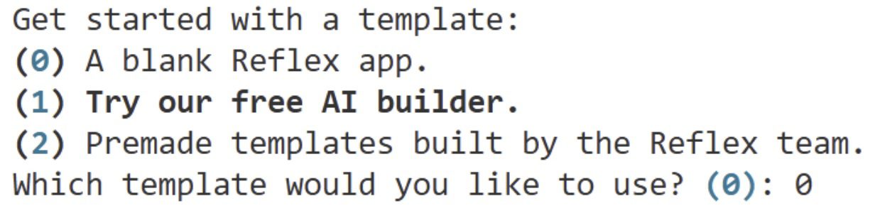 Reflex を使用した Pure Python Web アプリの構築