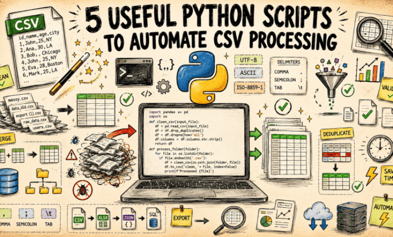 5 Useful Python Scripts to Automate CSV Processing 5 Useful Python Scripts to Automate CSV Processing