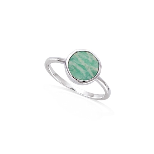Bague Argent Amazonite Bijoux Femme Kebijoox Bijouterie En Ligne