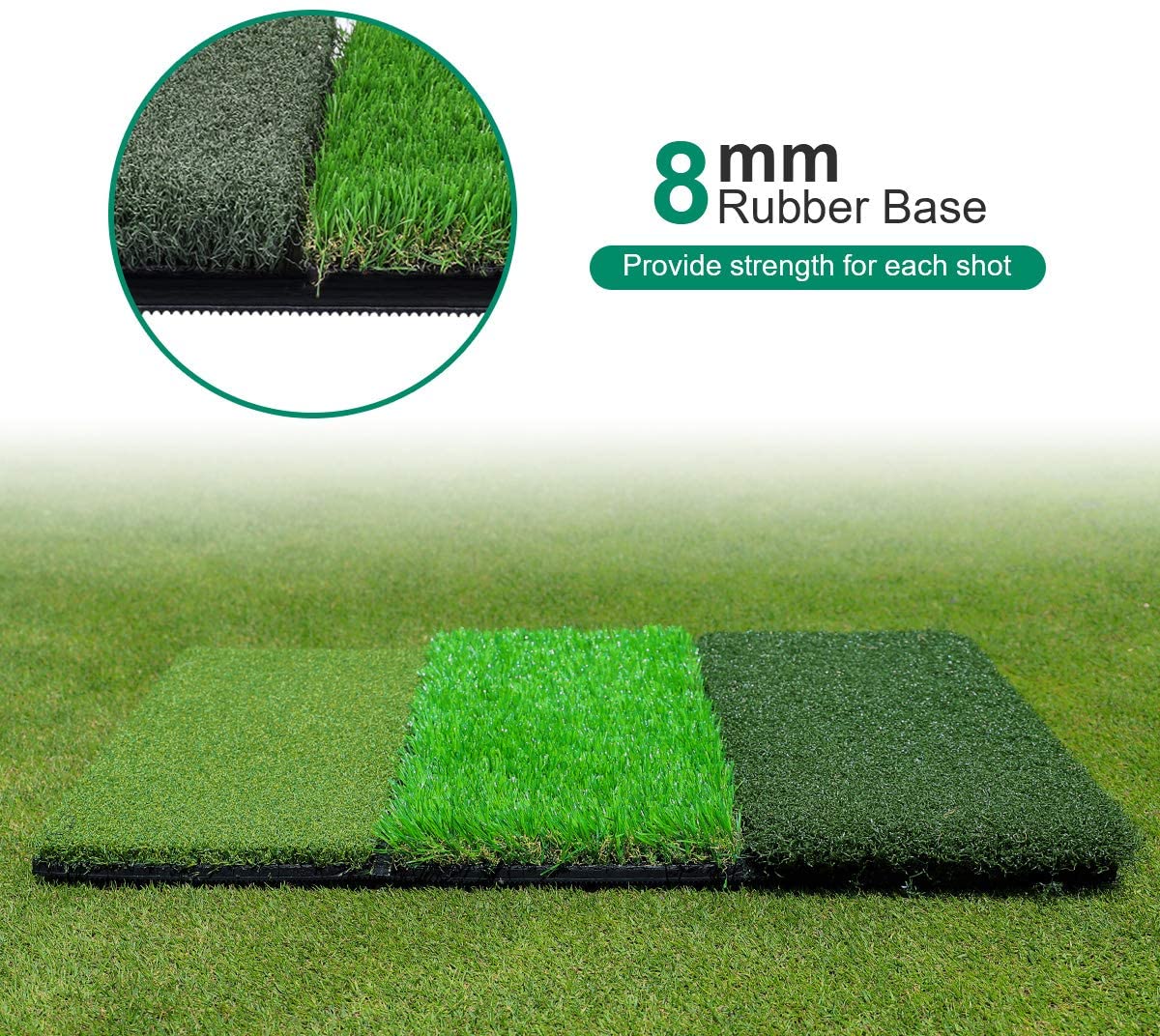 Bltend Golf Mat, 4-in-1 Artificial Turf Golf Hitting Mats – bltendsports