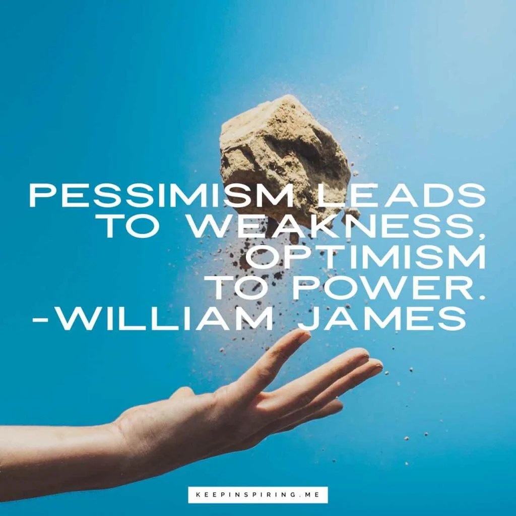 Optimistic quotes