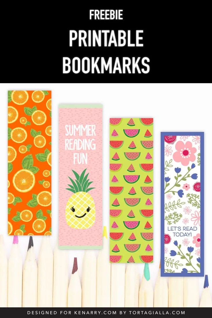 printable bookmarks for summer ideas for the home