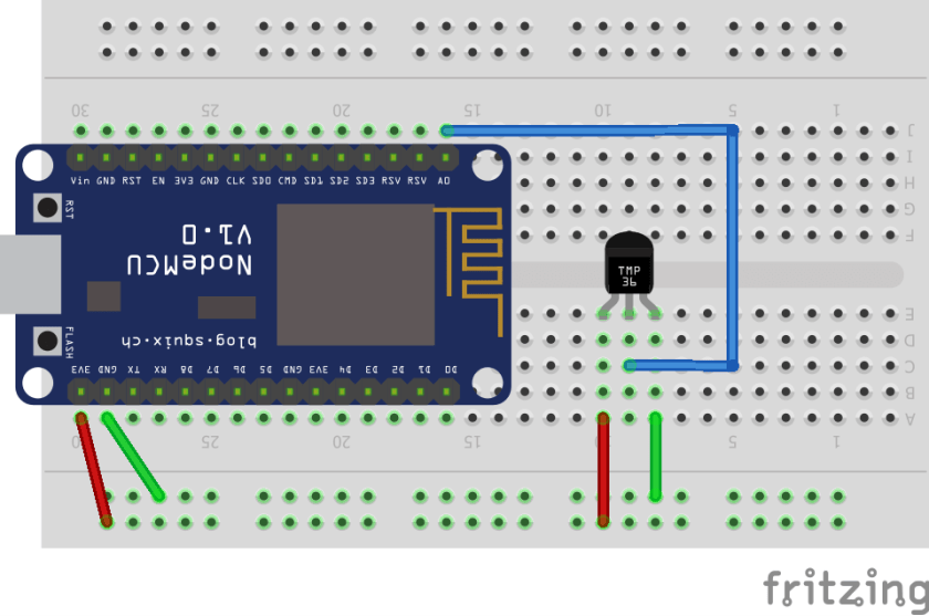 Temperature Sensor schematic