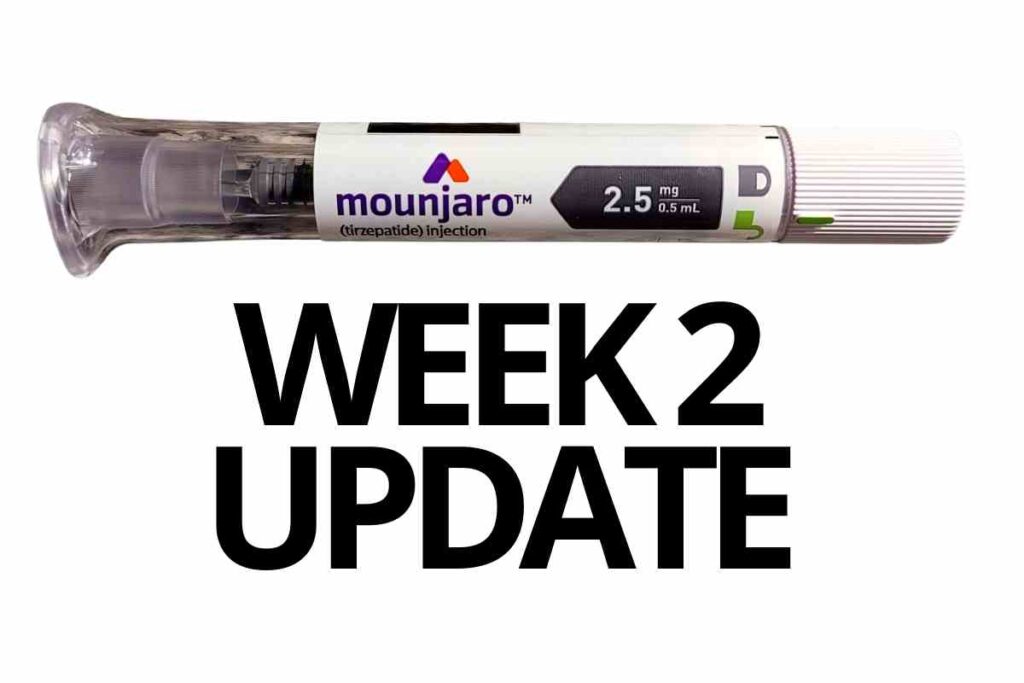 Mounjaro week 2 update