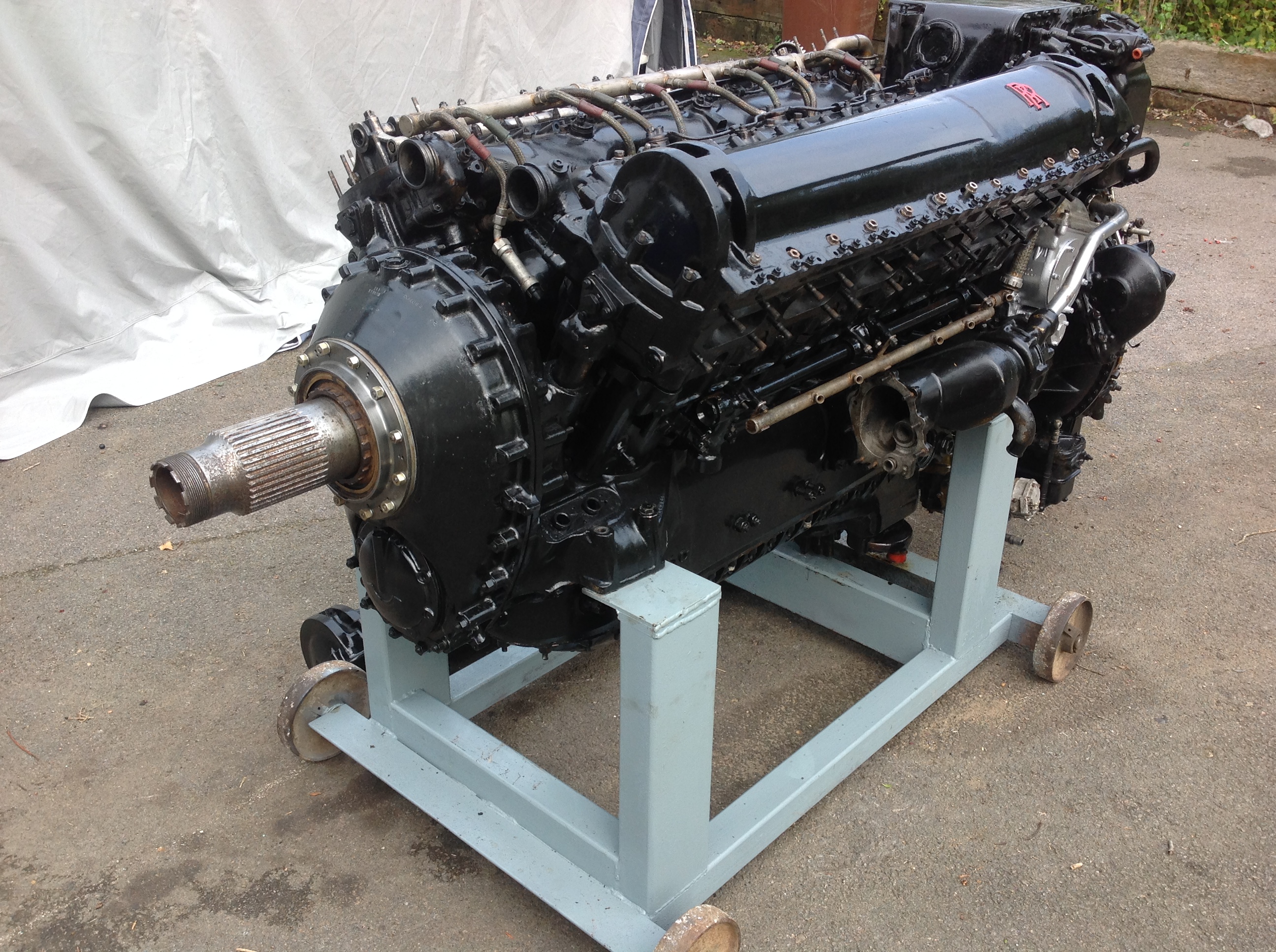 Rolls-royce merlin for auction............