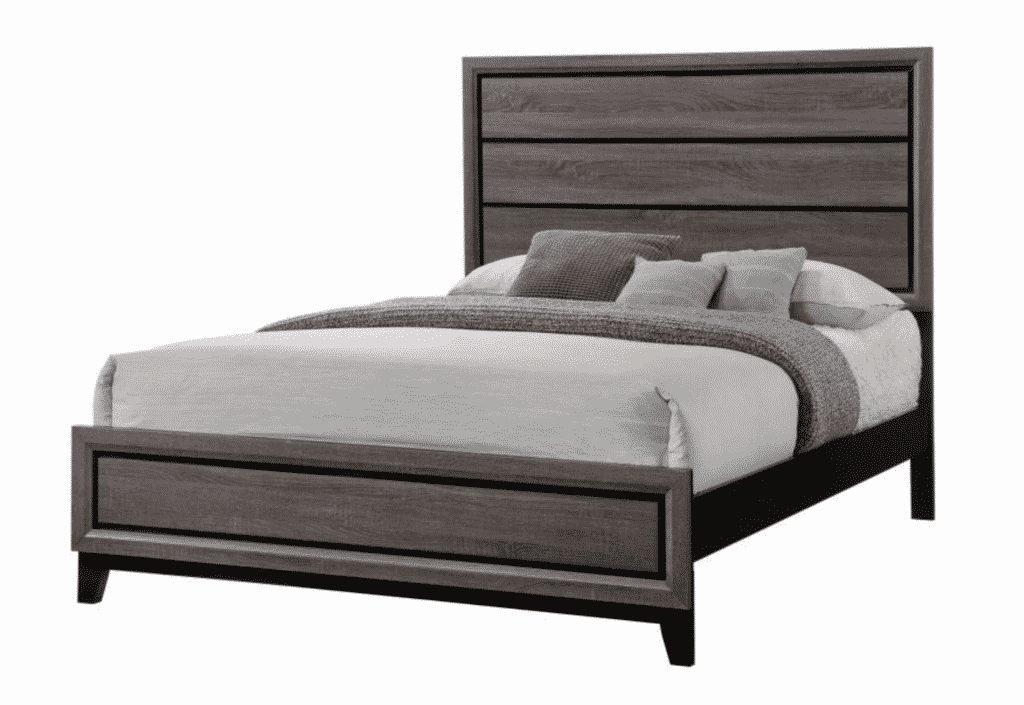 Watson Modern Contemporary Grey Wood Bed Kfrooms