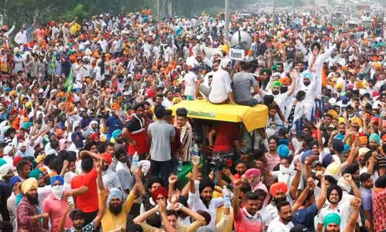 protest in new delhi