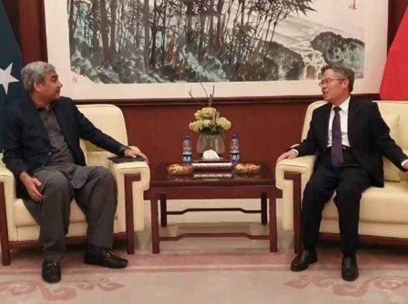 chinese ambassador and mohsin naqvi