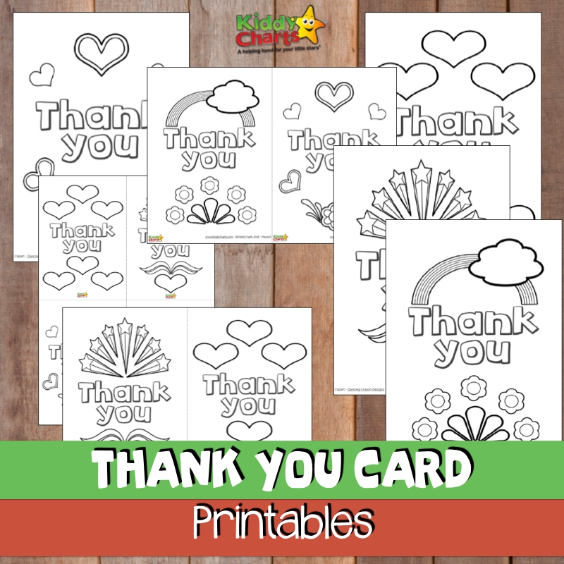 Thank You Cards Free Printable 52kindweeks Kiddycharts
