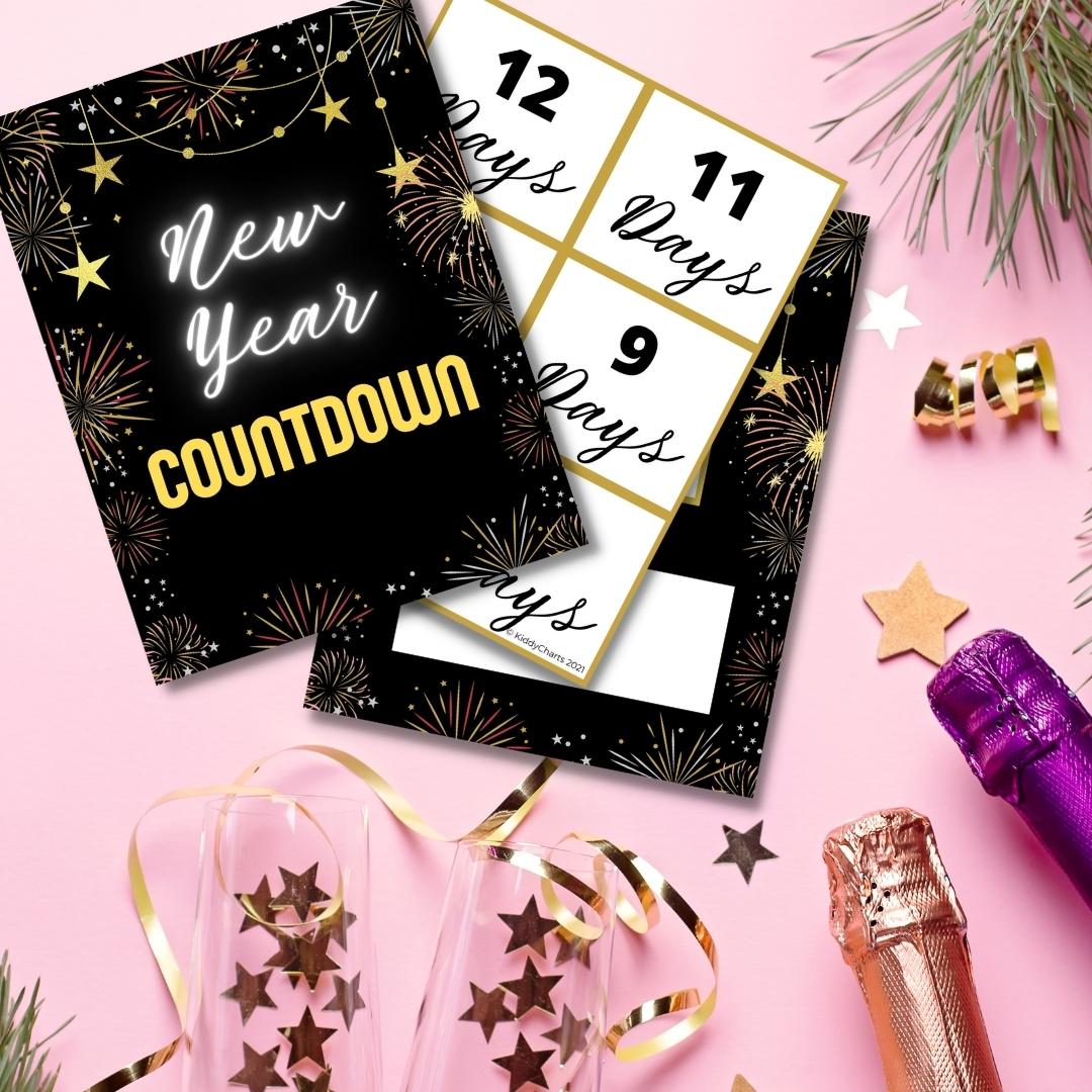A rectangular prism has a length of 12 centimeters, a. New Year Countdown Cards To Download Now