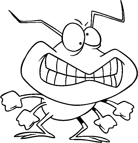 bug coloring pages kidsuki