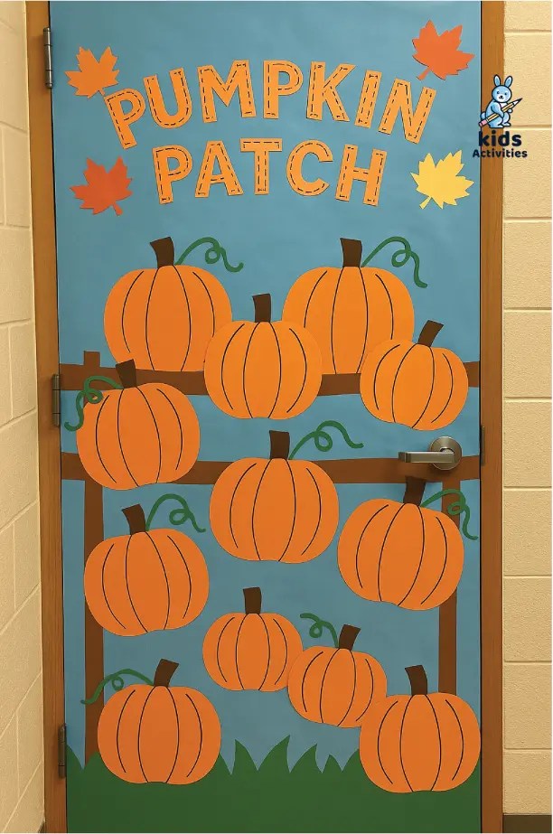 Pumpkin Patch Door decoration