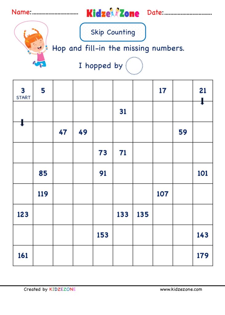 grade 2 math numbers skip counting by 2 3 to 181