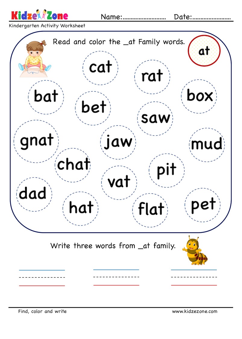 In daily word search, your computer becomes the pencil and the eraser. At Words Find And Circle Activity Worksheet 4 Kidzezone